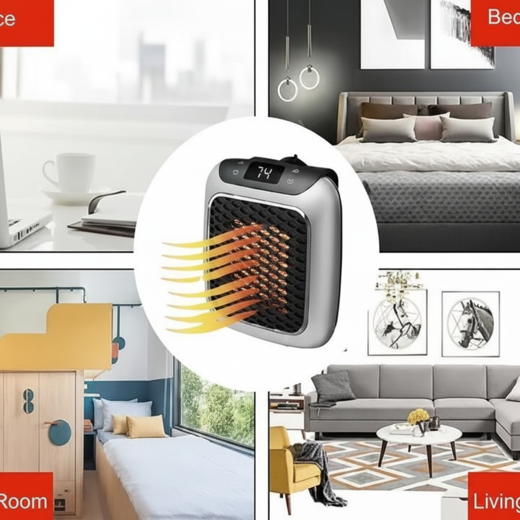 Energy-Saving Small Indoor Room Heater 220V (MULTI)