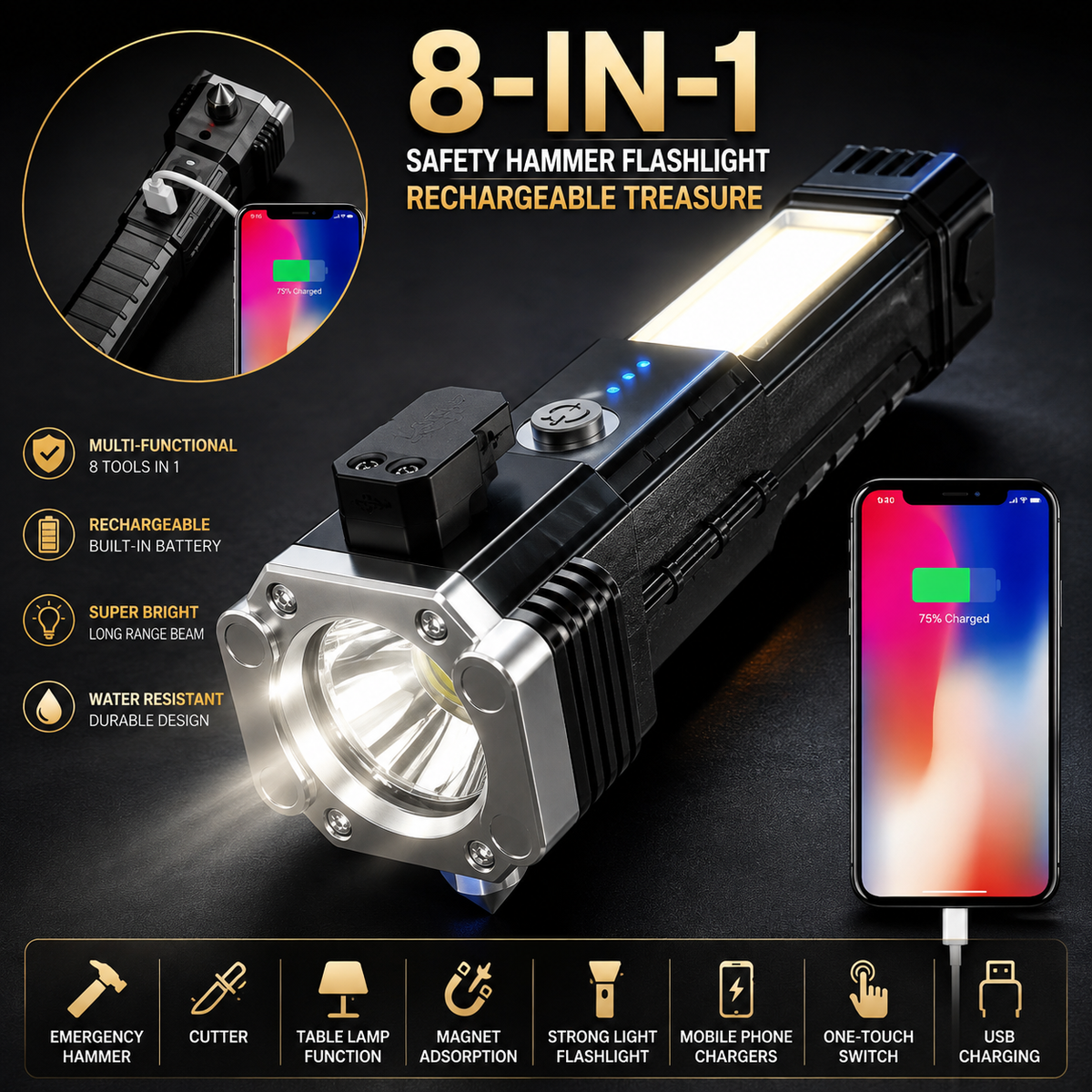 German Super Flashlight 49% OFF SALE